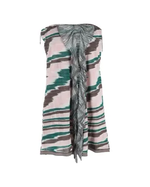 Missoni Pre-Owned フリル付きストラップレスミニドレス - サムネイル1