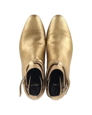 Saint Laurent Pre-Owned バックルストラップ アンクルブーツ - サムネイル4