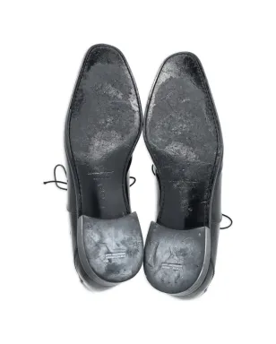 Ferragamo Pre-Owned レースアップオックスフォードシューズ - ブラック - サムネイル5