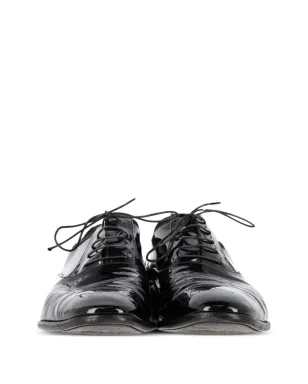 Ferragamo Pre-Owned レースアップオックスフォードシューズ - ブラック - サムネイル4