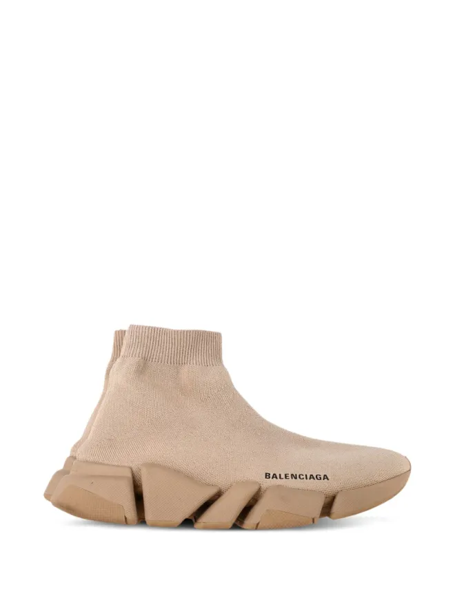 Balenciaga Pre-Owned Balenciaga Pre-Owned Speed 2.0 knitted-sock logo-detail sneakersの商品画像