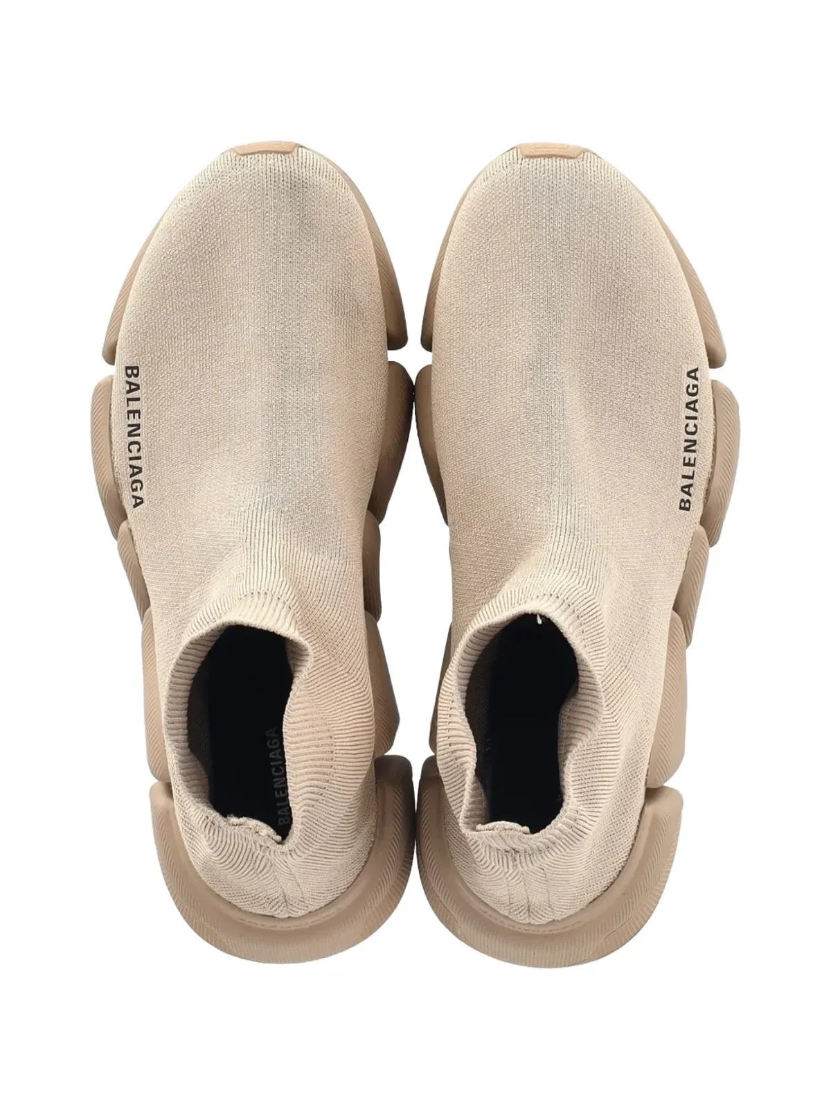 Balenciaga Pre-Owned Speed 2.0 knitted-sock logo-detail sneakers - 画像3