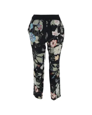Gucci Pre-Owned 花柄プリント ドローストリングパンツ - サムネイル1