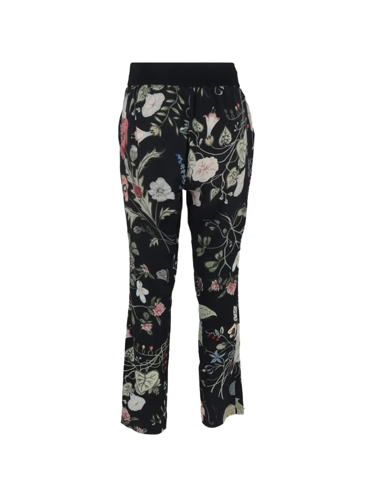 Gucci Pre-Owned 花柄プリント ドローストリングパンツ - 画像2