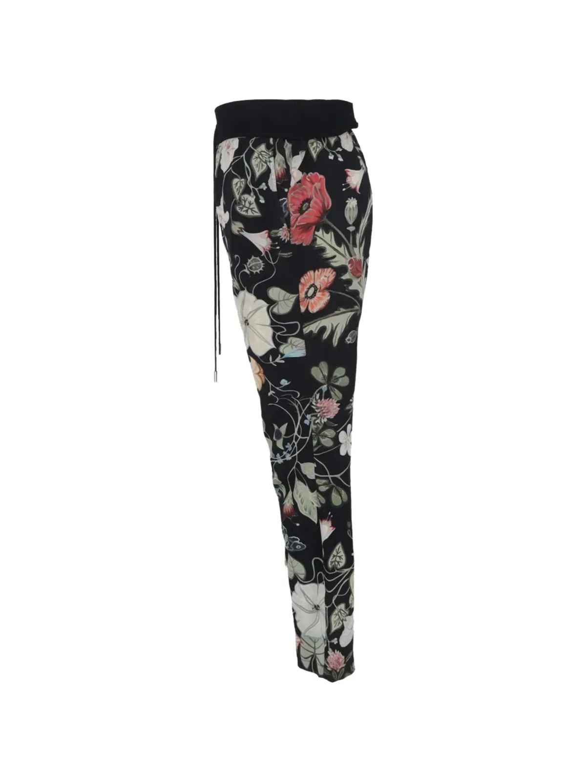 Gucci Pre-Owned 花柄プリント ドローストリングパンツ - 画像3