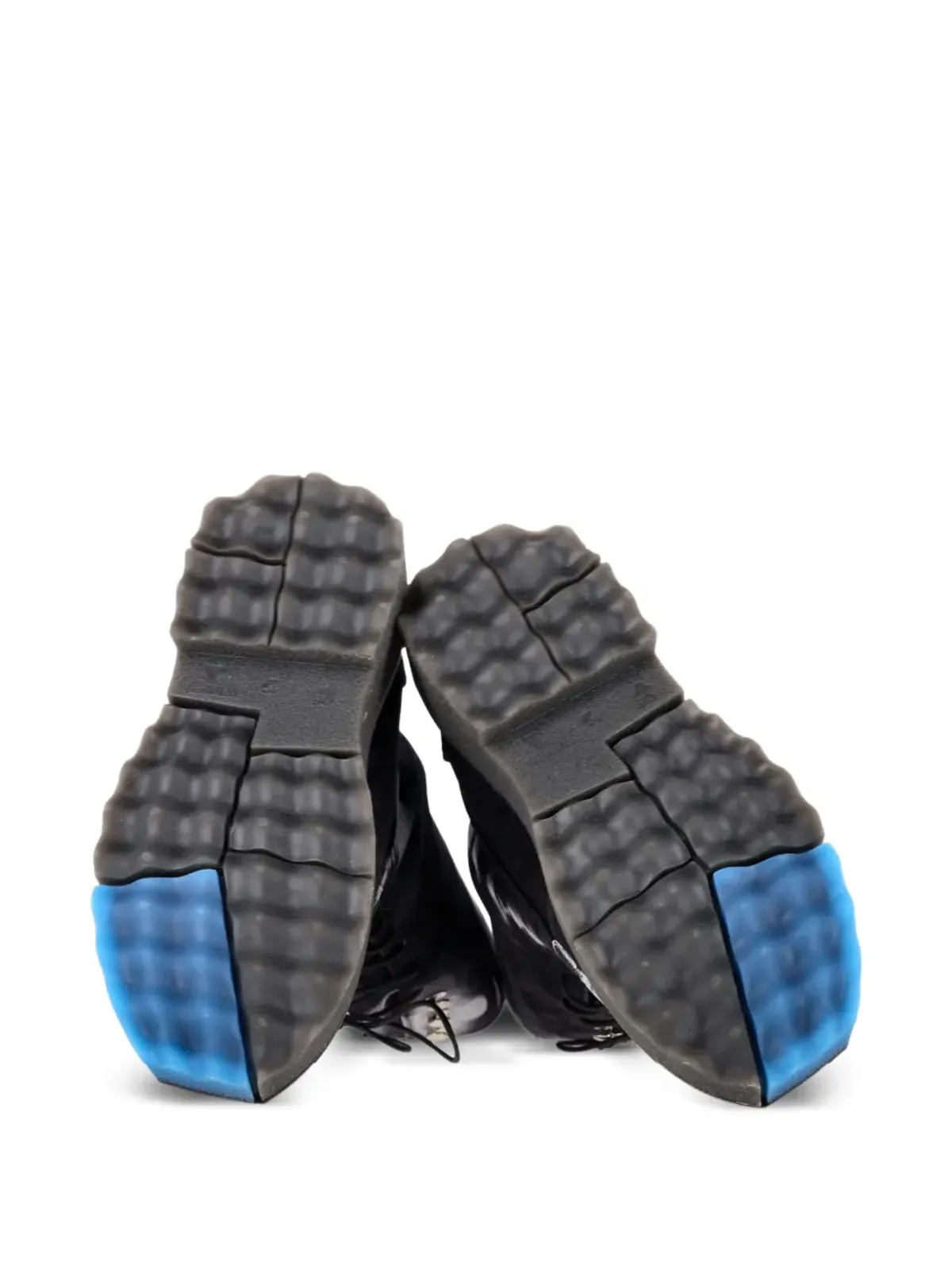 Off-White Pre-Owned タイダイ柄スポンジソール コンバットブーツ - 画像5