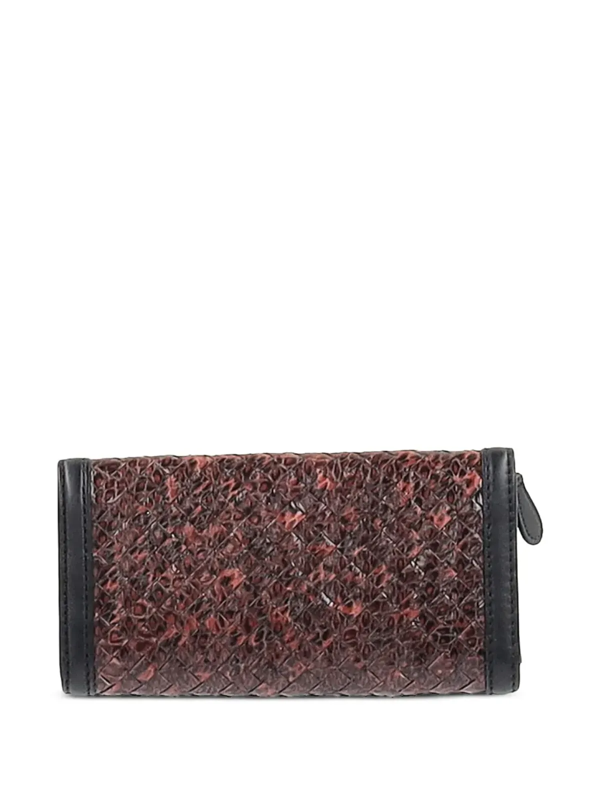 Bottega Veneta ビンテージ イントレチャート レザー クラッチバッグ - 画像2
