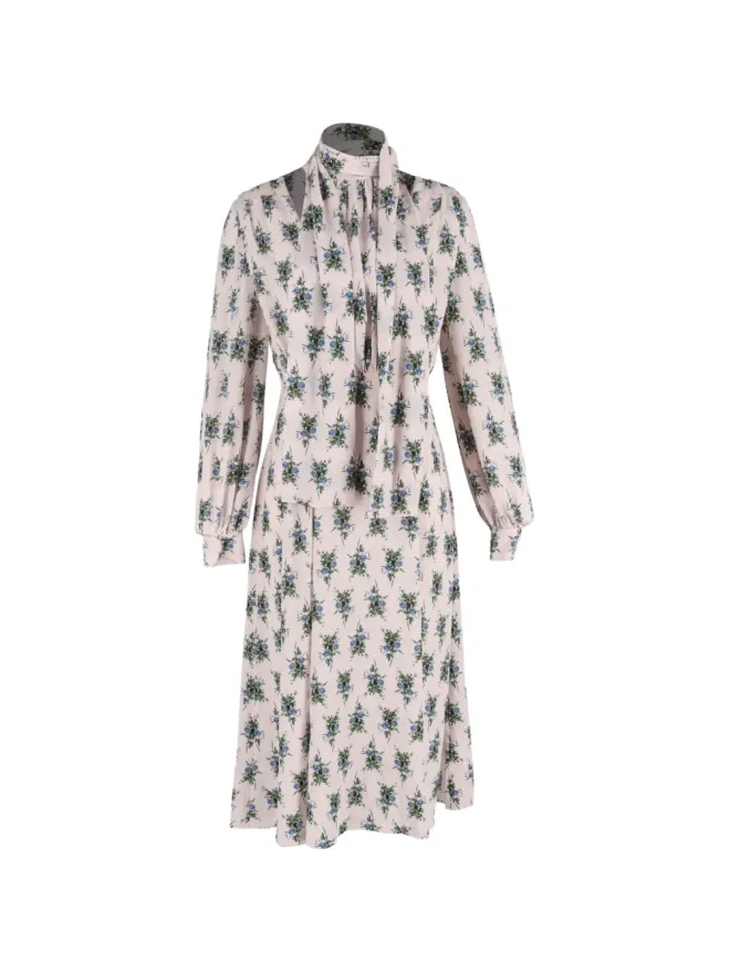 Emilia Wickstead Emilia Wickstead 花柄プリント 長袖 ミディドレスの商品画像