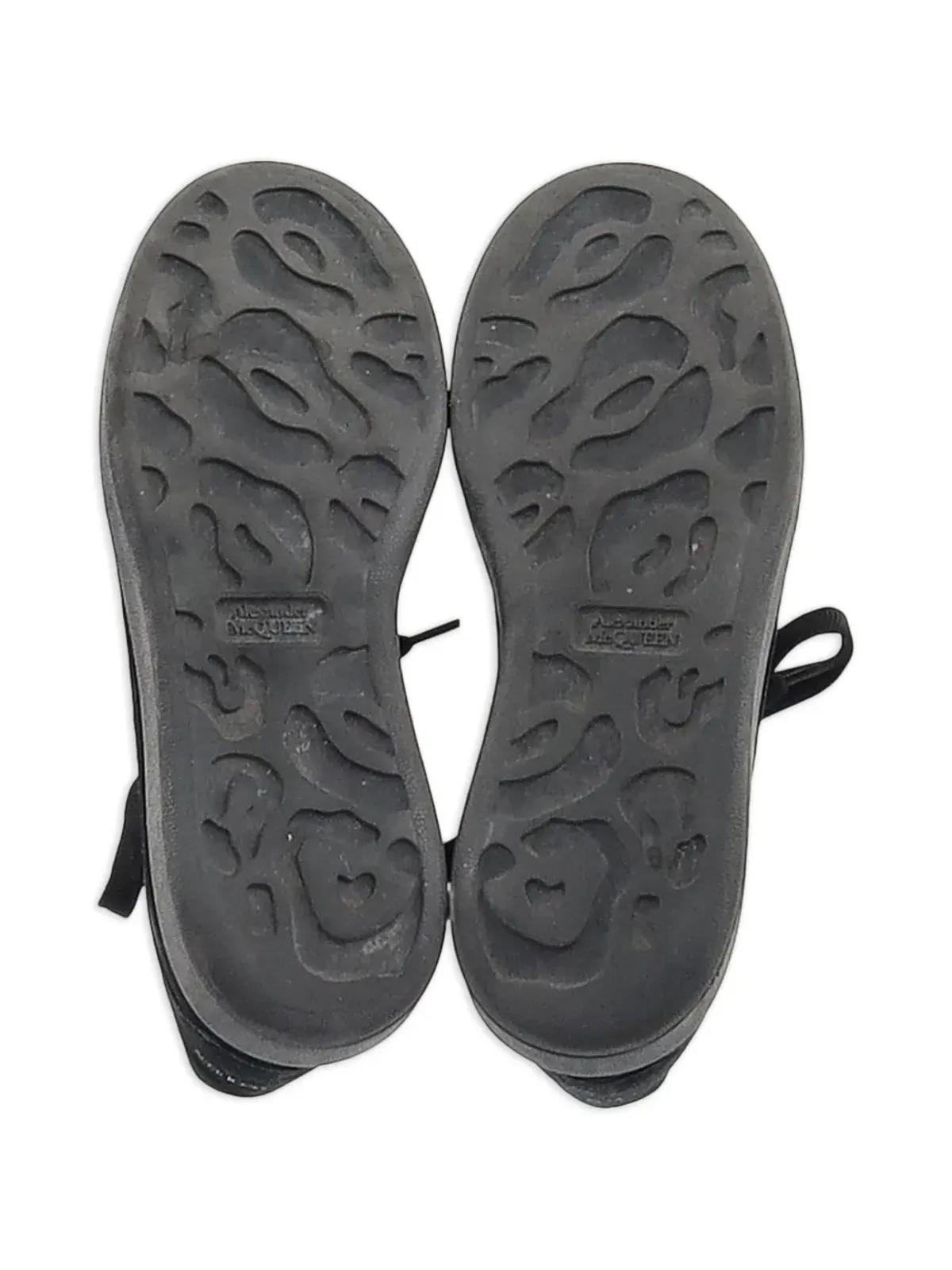Alexander McQueen Pre-Owned ロゴディテール レースアップスニーカー - ブラック - 画像5