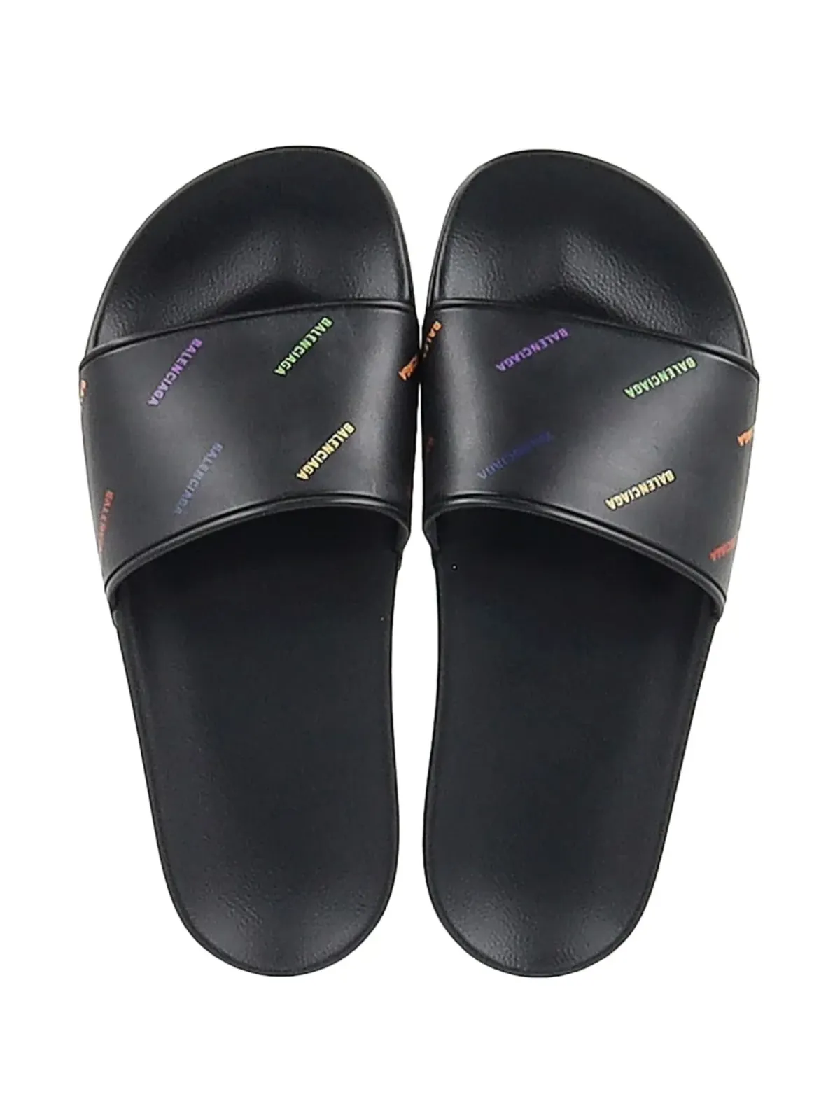 Balenciaga Pre-Owned ロゴディテール・スライド - 画像2