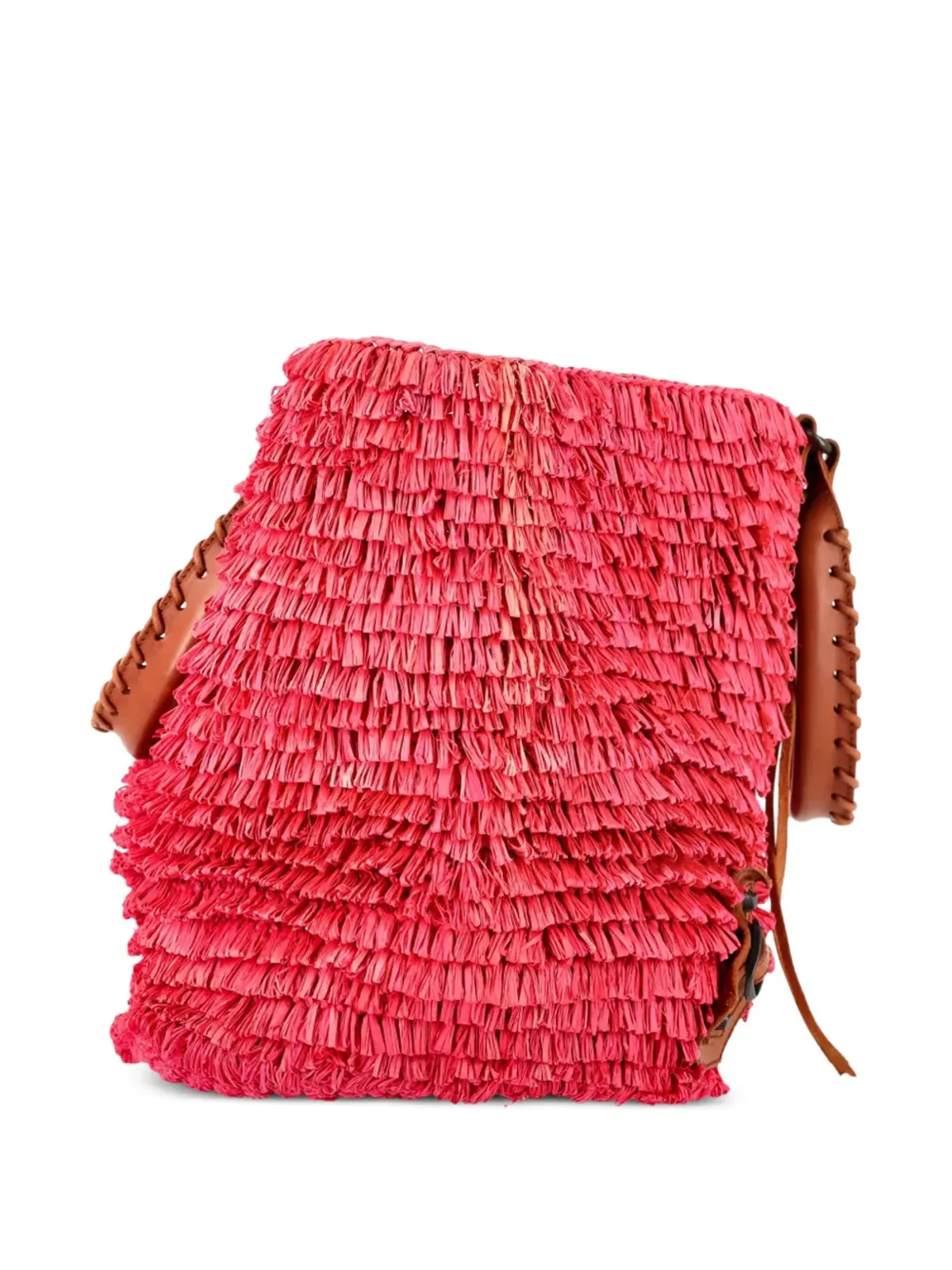 Balenciaga Pre-Owned woven buckle tote bag - Pink - 画像3