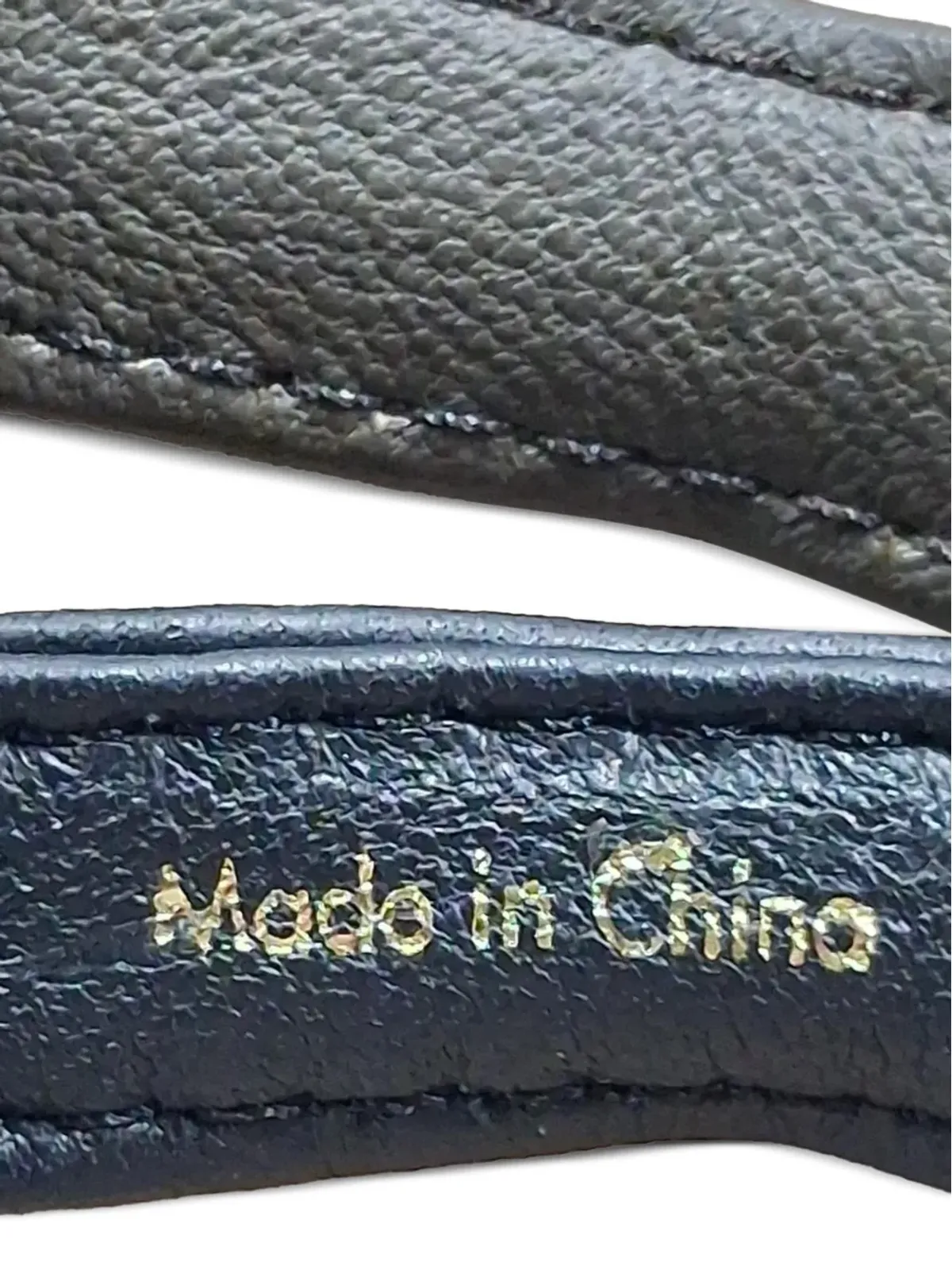 Diane Von Furstenberg Vintage ダブルストラップレザーベルト - 画像5