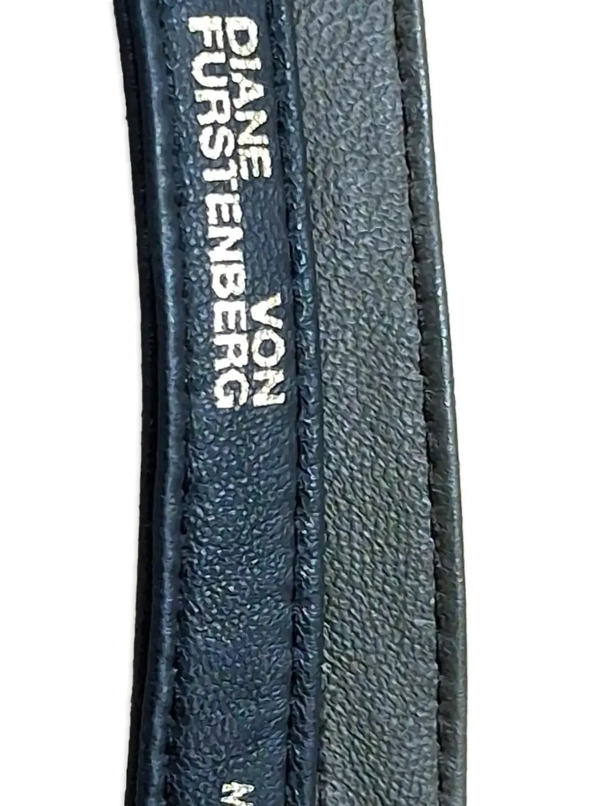 Diane Von Furstenberg Vintage ダブルストラップレザーベルト - 画像4