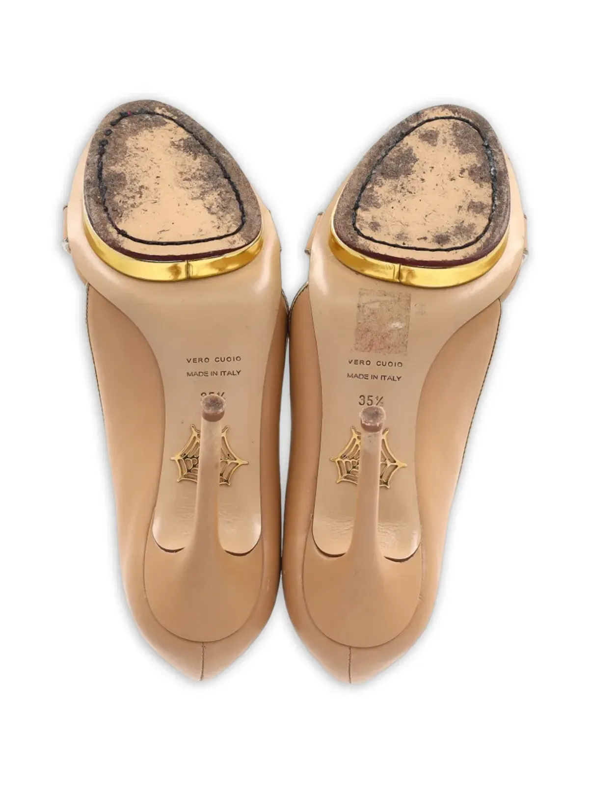 Charlotte Olympia Christine メタリックトリム サンダル - 画像5