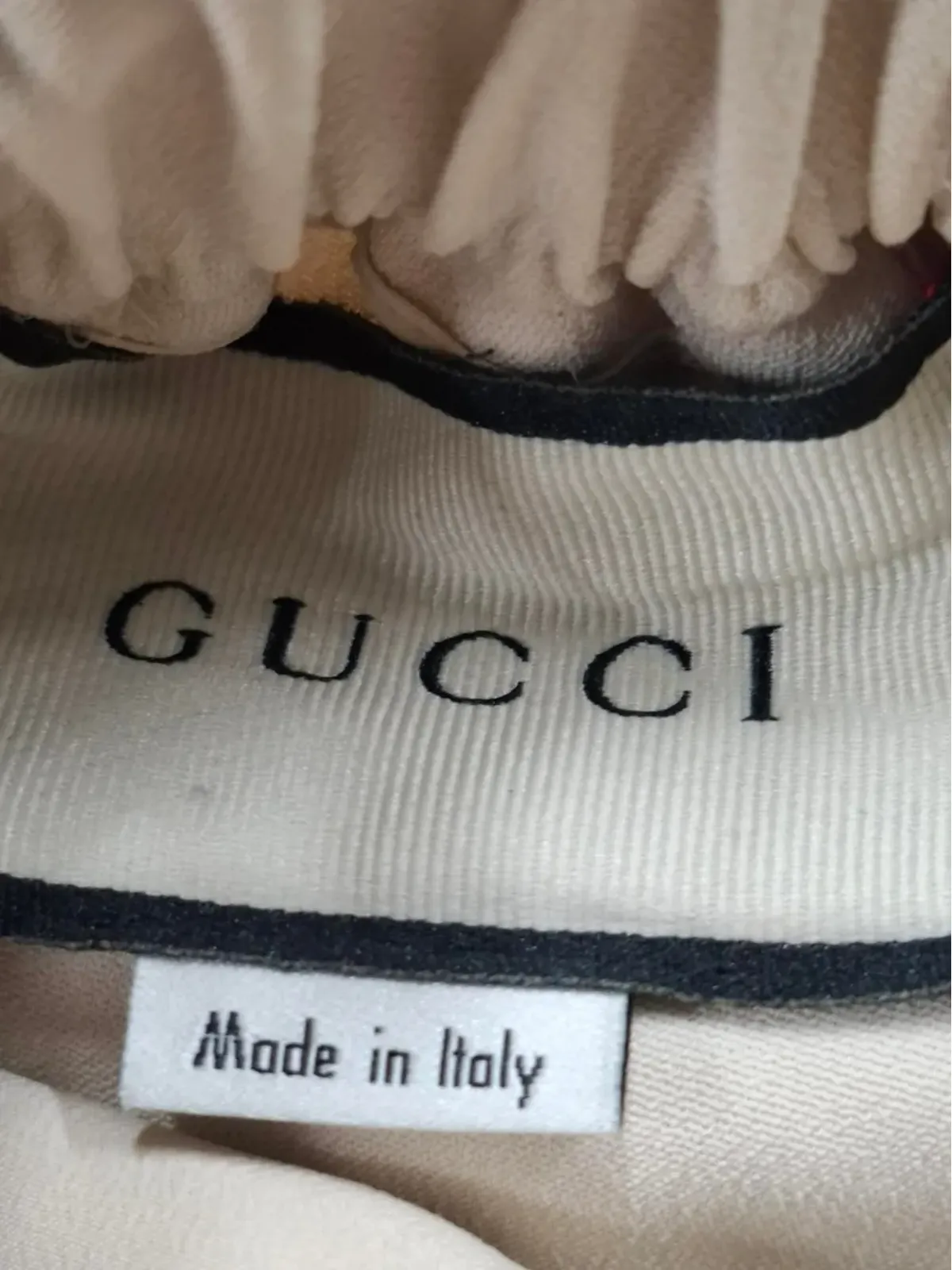 Gucci Pre-Owned ストライプディテール クロップドパンツ - 画像3