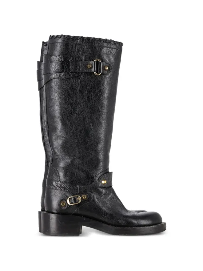 Balenciaga Pre-Owned Balenciaga Pre-Owned ニーハイ ライディングブーツの商品画像