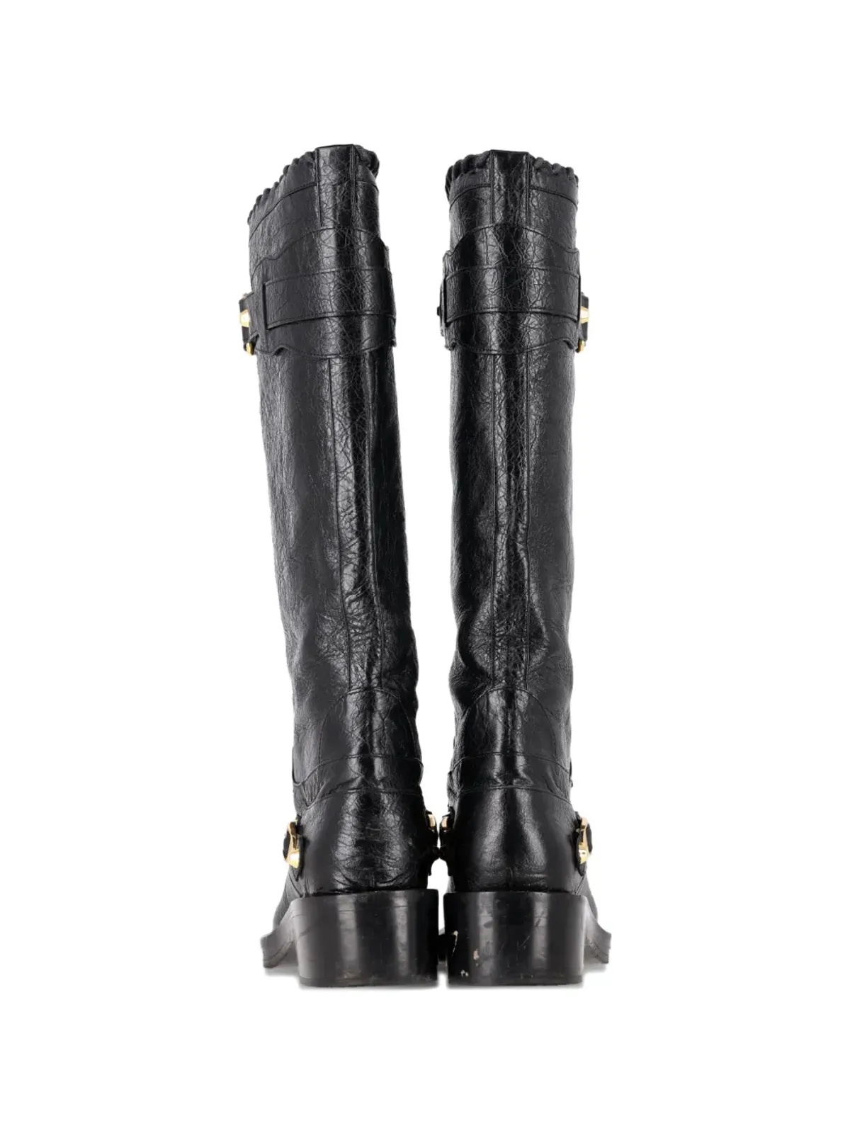 Balenciaga Pre-Owned ニーハイ ライディングブーツ - 画像2