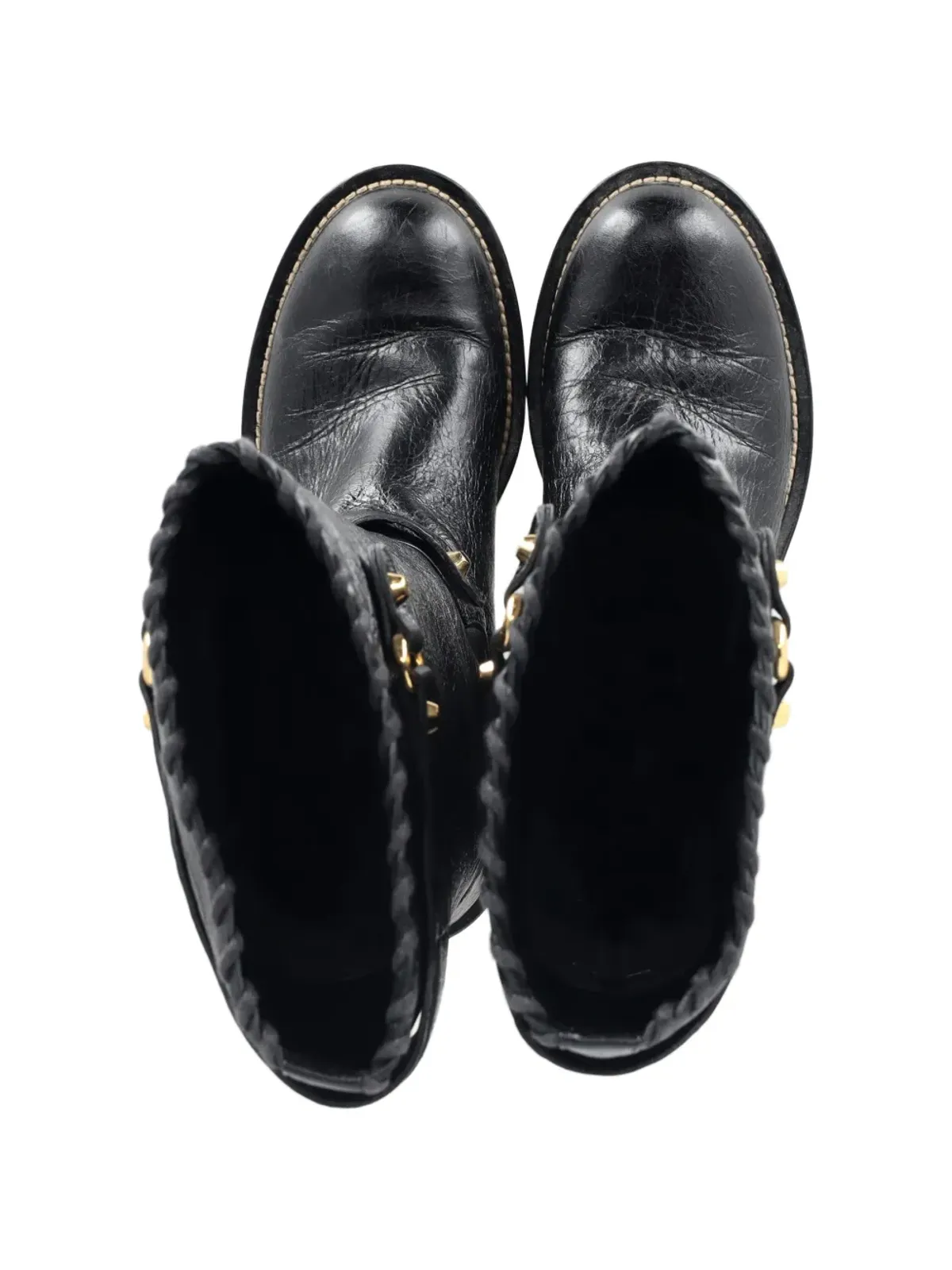 Balenciaga Pre-Owned ニーハイ ライディングブーツ - 画像3
