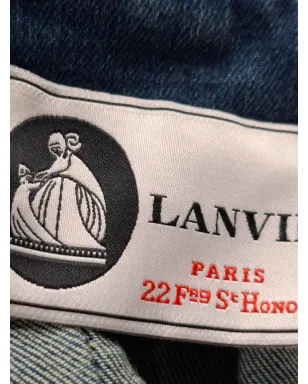 Lanvin Pre-Owned ワンショルダーフリルミニドレス - サムネイル3