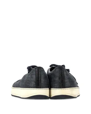 Lanvin Pre-Owned DBB1 クロコダイル型押しスニーカー - サムネイル5