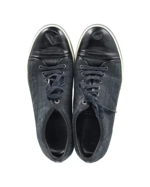 Lanvin Pre-Owned DBB1 クロコダイル型押しスニーカー - サムネイル2