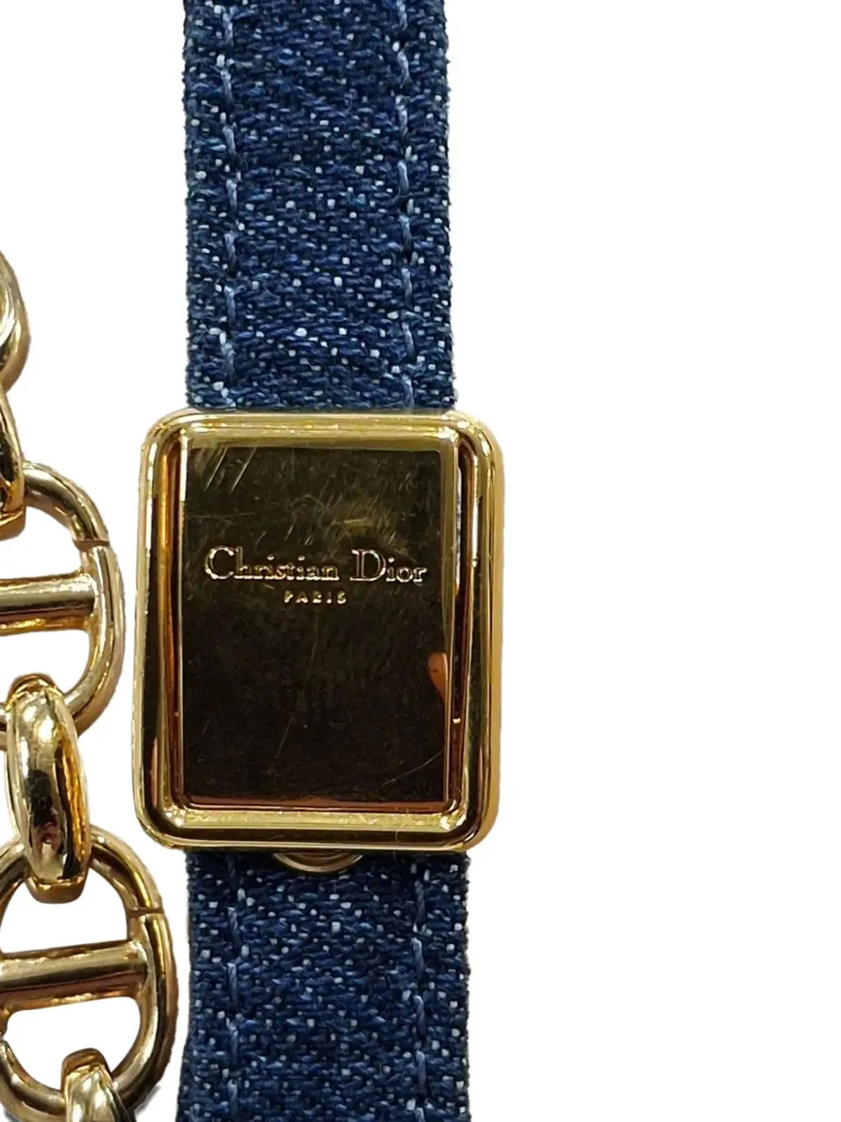 Christian Dior Pre-Owned カロ デニム ショルダーバッグ - 画像5