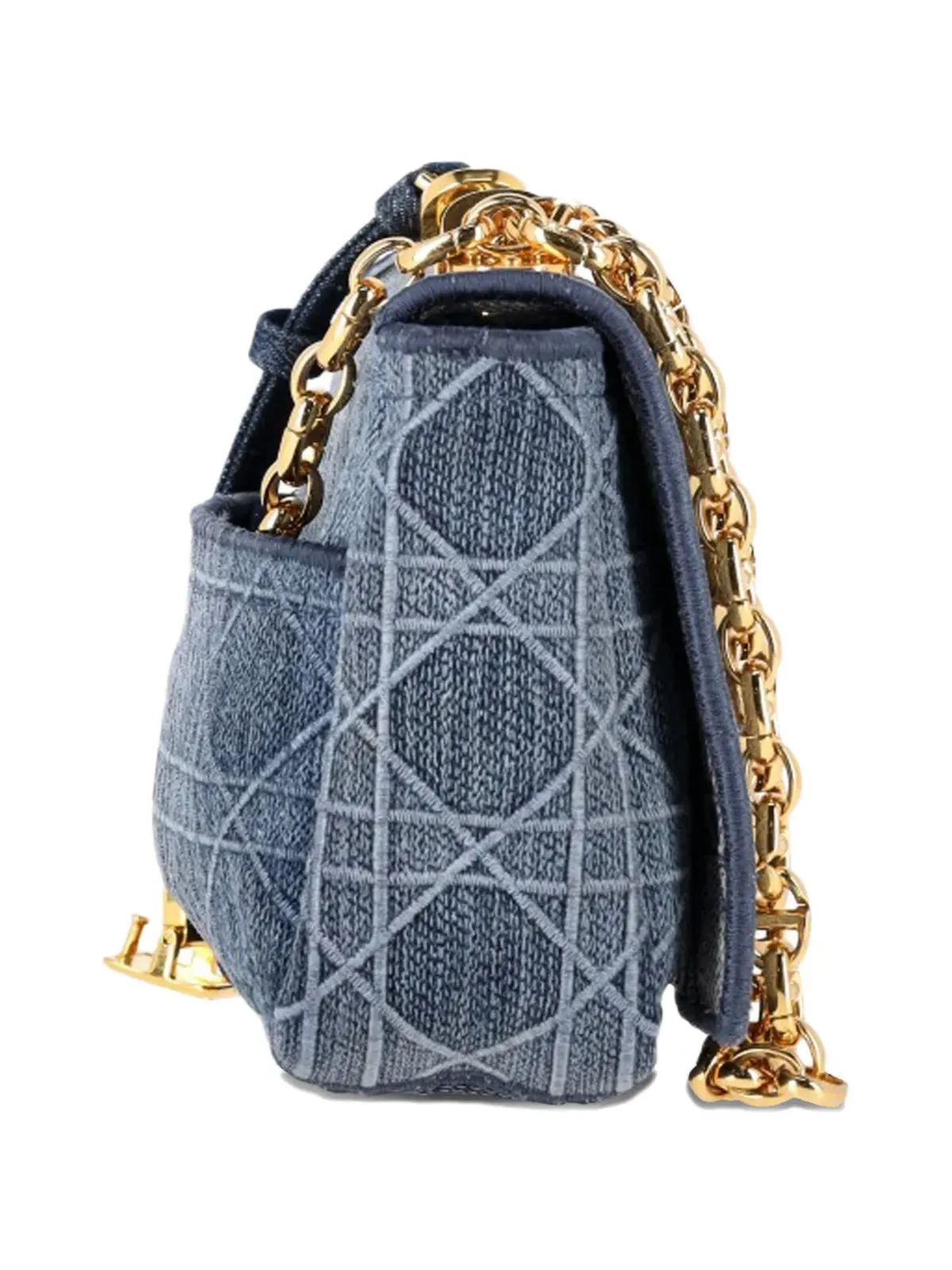 Christian Dior Pre-Owned カロ デニム ショルダーバッグ - 画像3