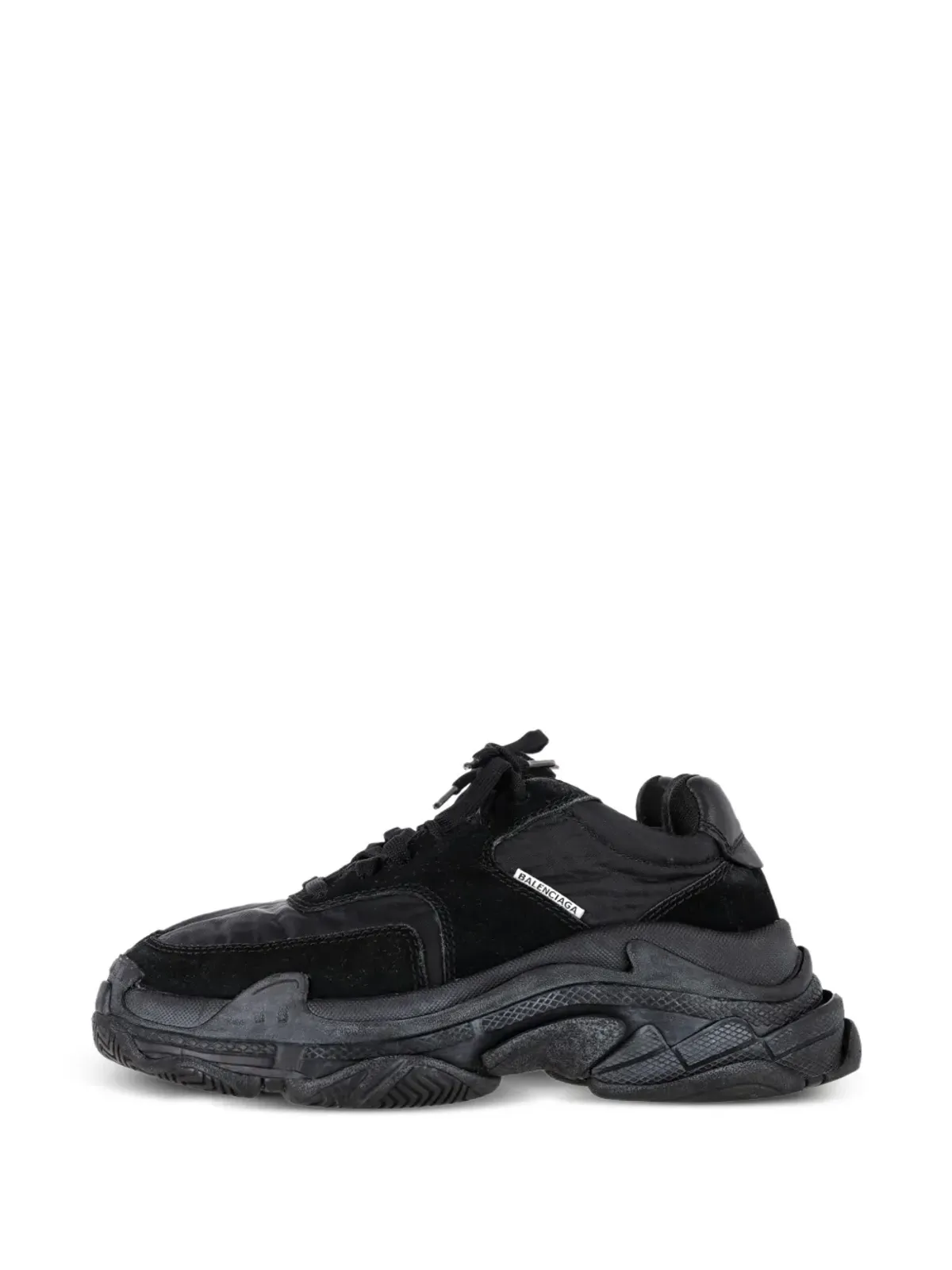 Balenciaga ビンテージ トリプルS レースアップスニーカー - ブラック - 画像5