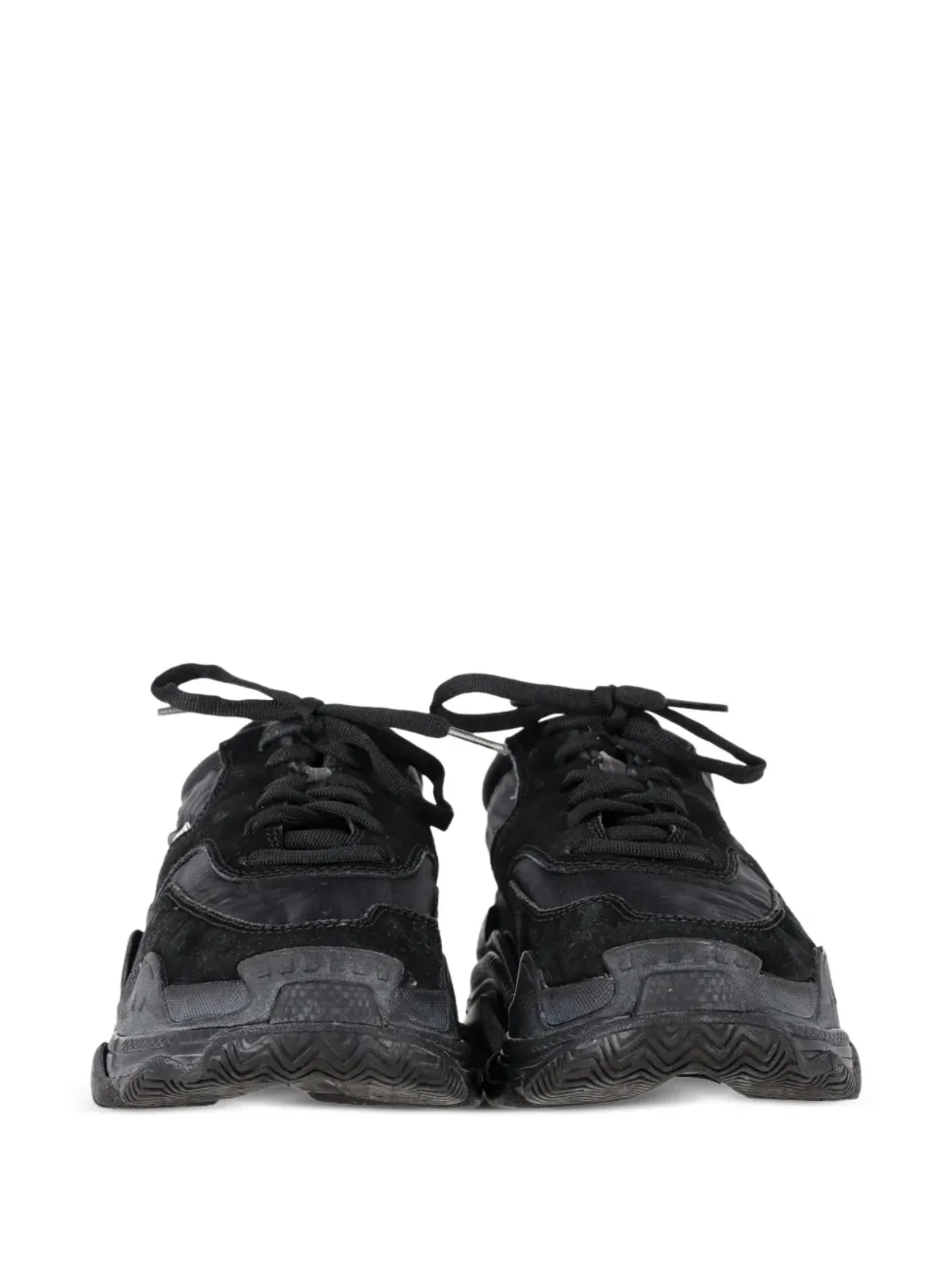Balenciaga ビンテージ トリプルS レースアップスニーカー - ブラック - 画像2