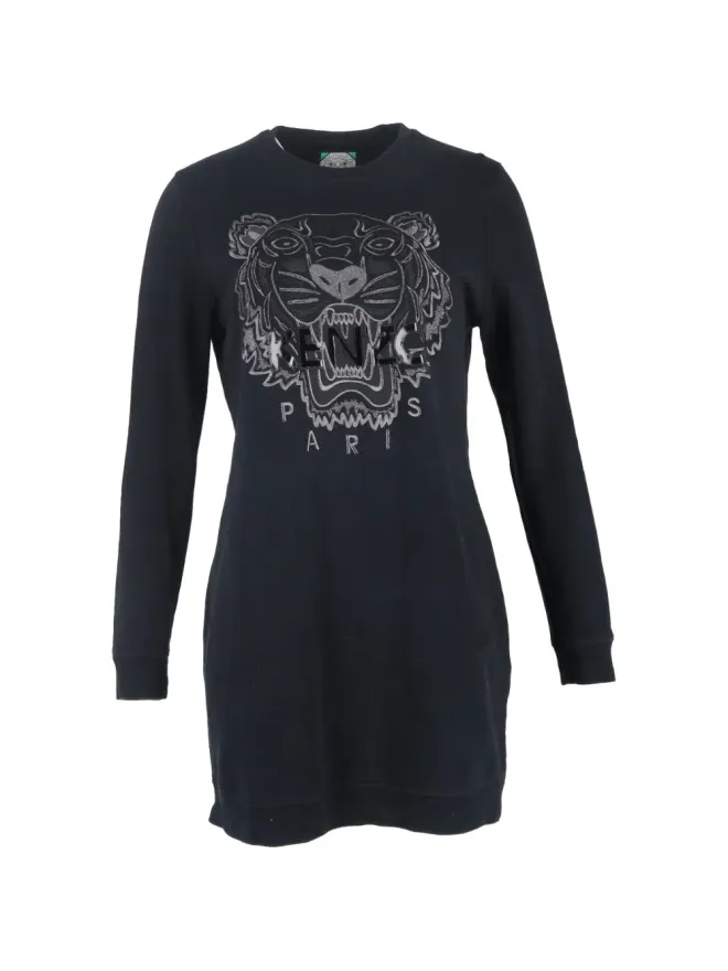 Kenzo Pre-Owned Kenzo Pre-Owned タイガーロゴ ミニドレスの商品画像