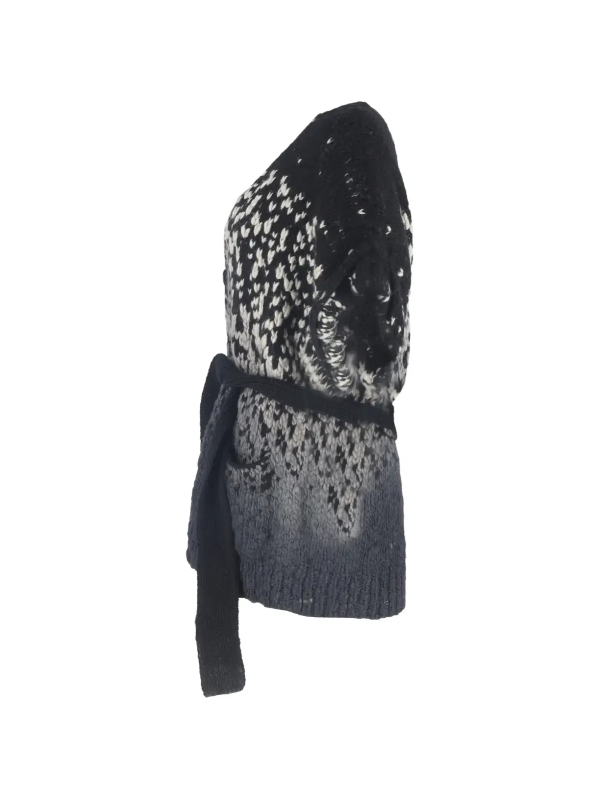 Stella McCartney Pre-Owned ニットベルト付きカーディガン - 画像3