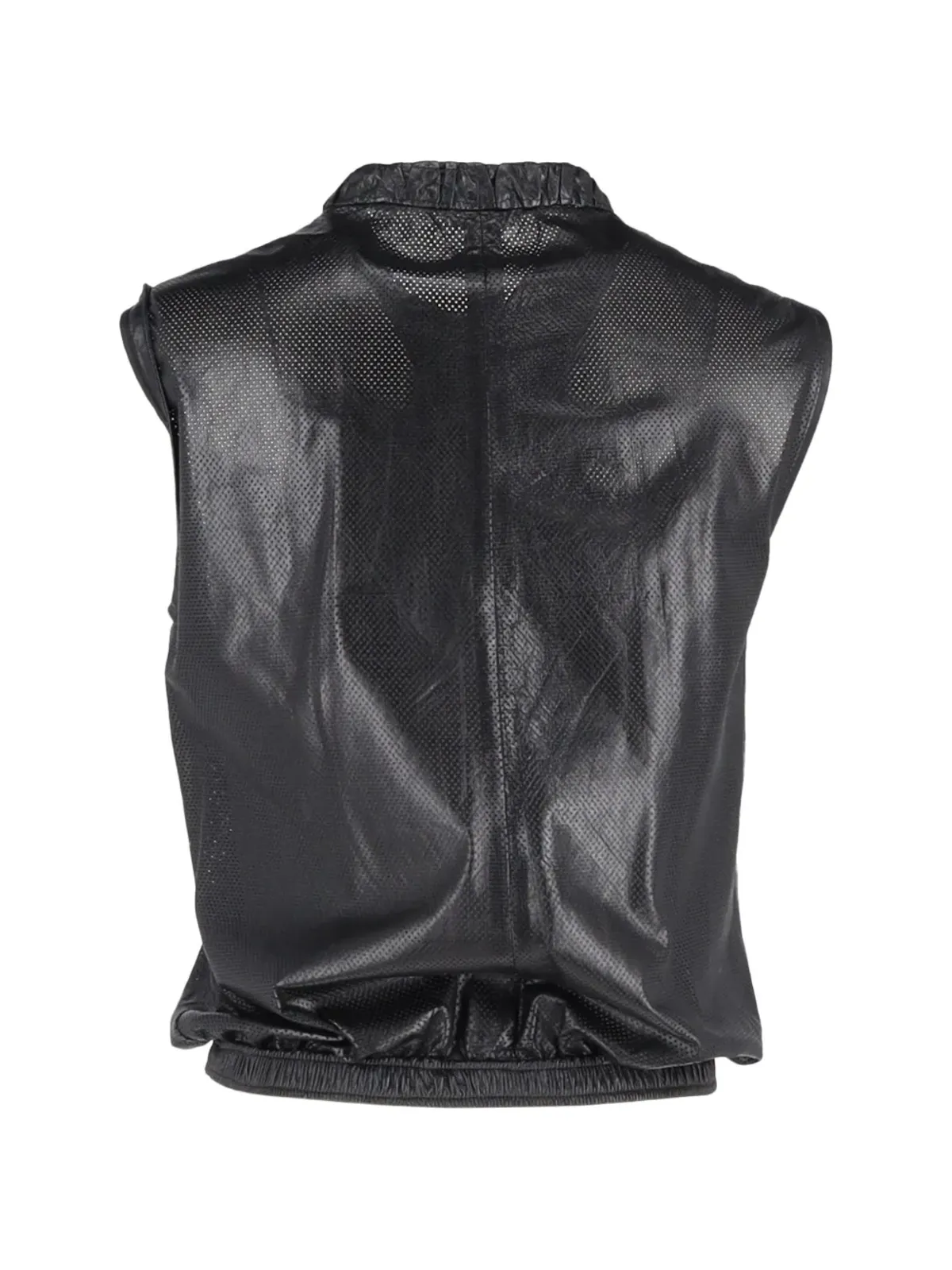 Jil Sander Pre-Owned ジップアップ レザー ジレ - 画像2