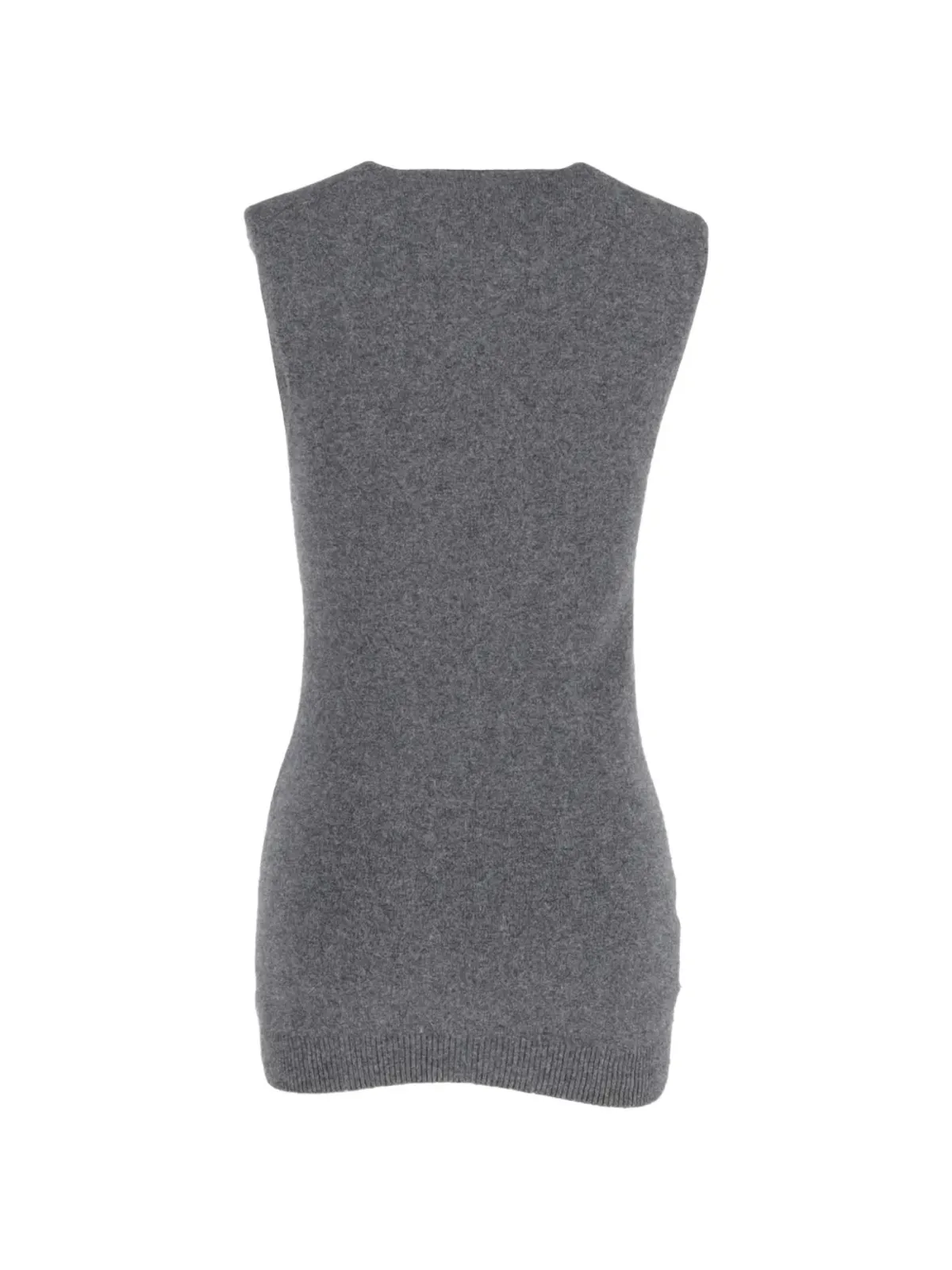 Prada Pre-Owned グレーのウールニットトップ - 画像2