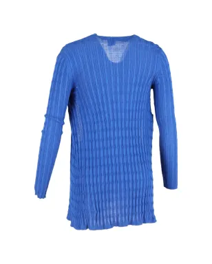 Missoni Pre-Owned knitted open cardigan - Blue - サムネイル2