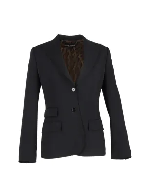 Dolce & Gabbana Pre-Owned ターリントン ピークラペル ブレザー ブラック - サムネイル1