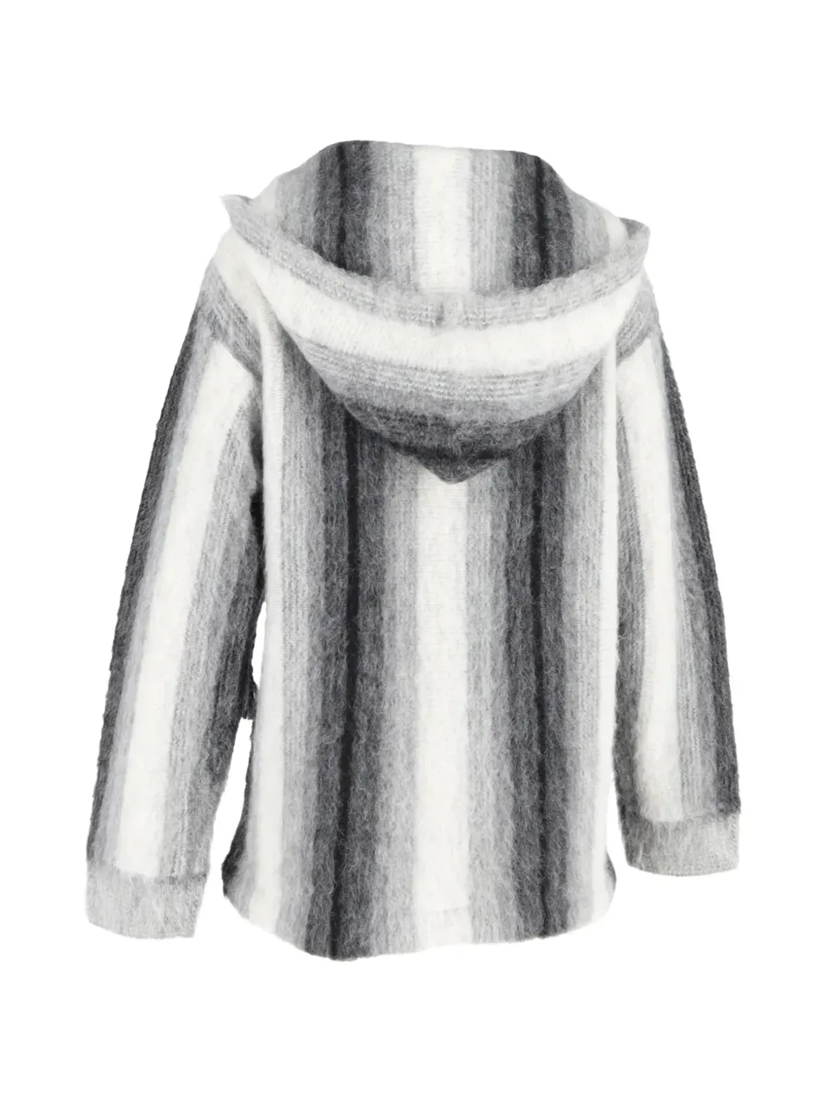Celine Pre-Owned striped hood - Grey - 画像2
