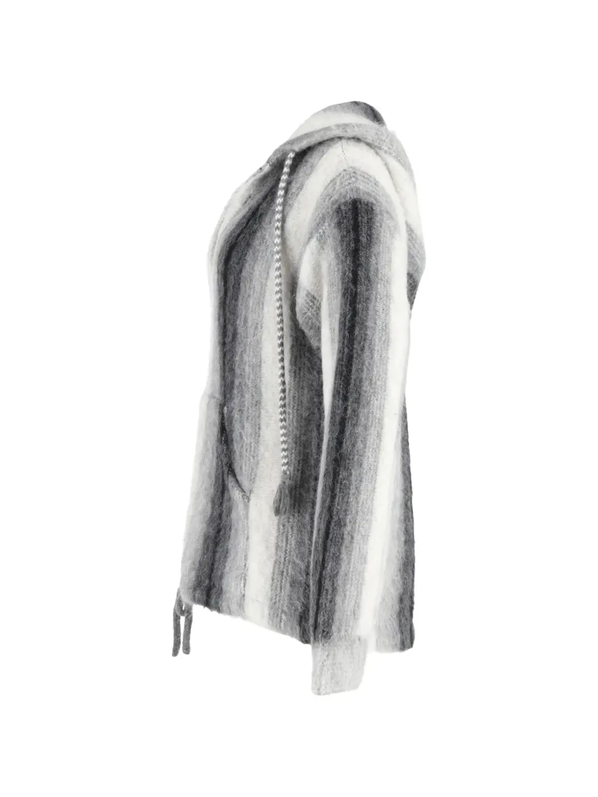 Celine Pre-Owned striped hood - Grey - 画像3