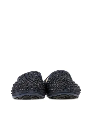 Jimmy Choo ビンテージ スタッズ付きローファー（ブルー） - サムネイル3