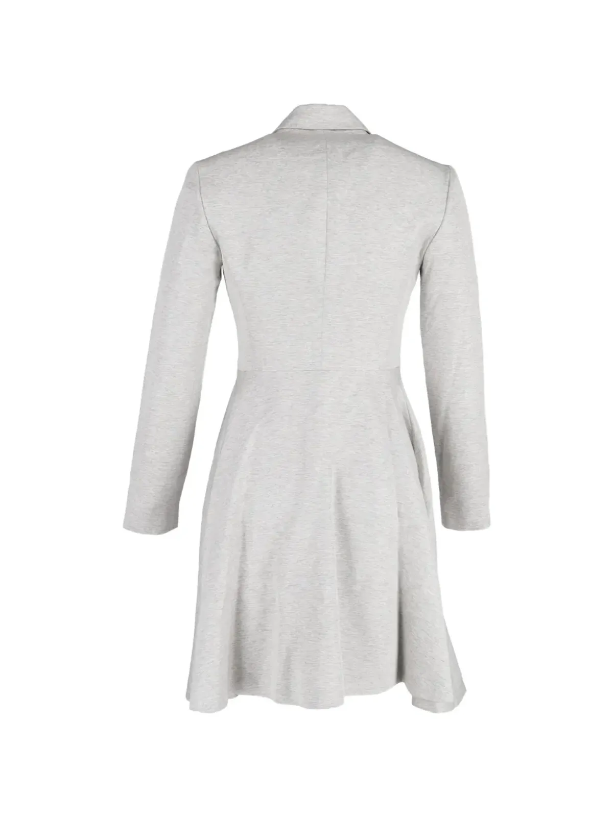 Christian Dior Pre-Owned asymmetric midi Coat - Grey - 画像2