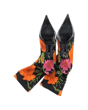 Balenciaga Pre-Owned 花柄プリントのソックブーツ - サムネイル5