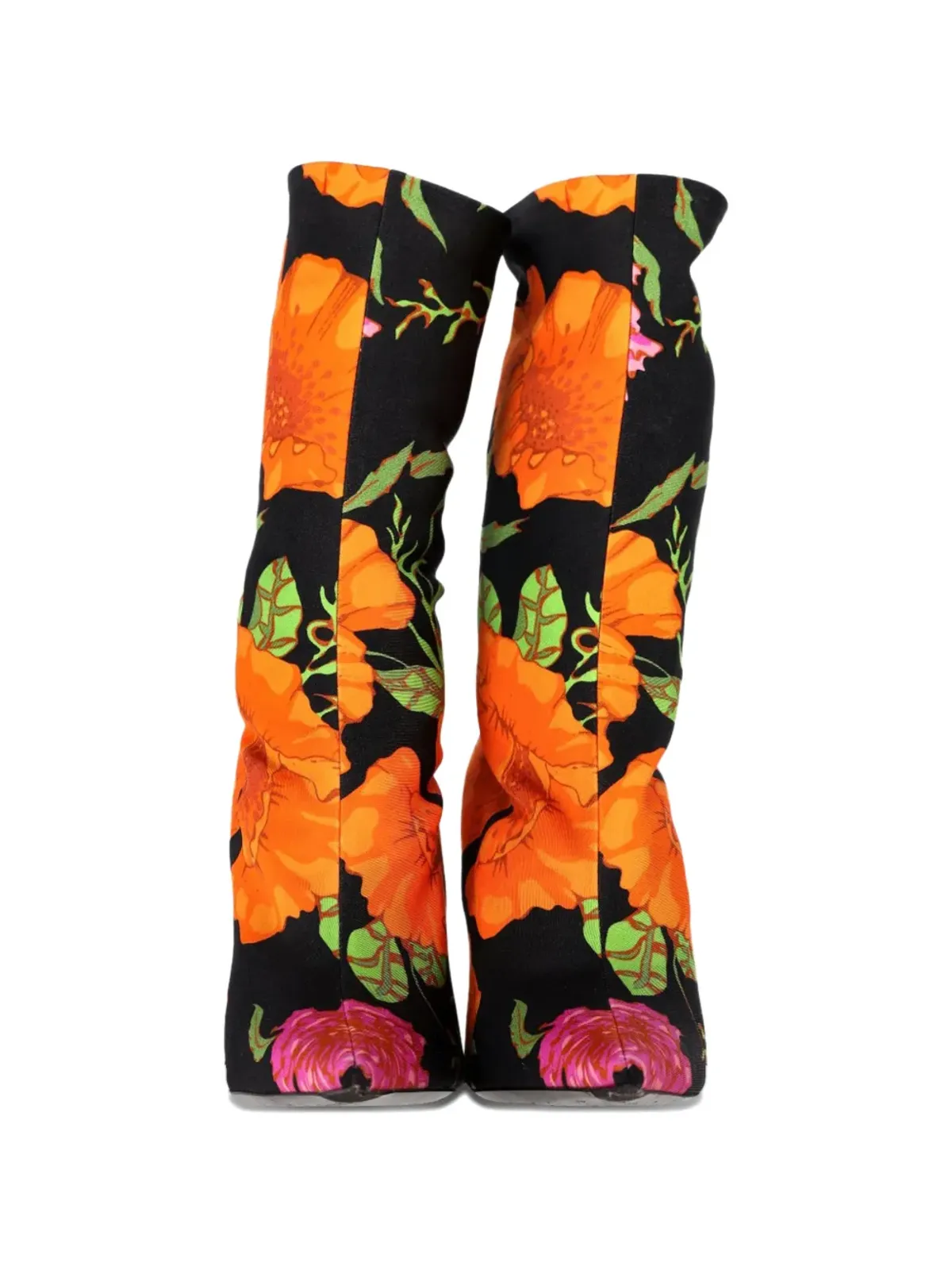Balenciaga Pre-Owned 花柄プリントのソックブーツ - 画像3