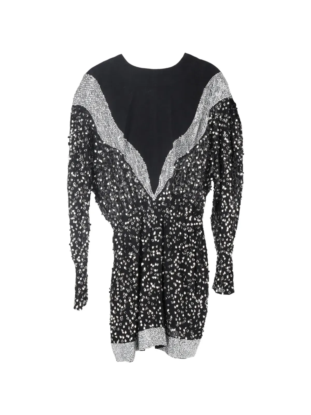 Isabel Marant Vintage Caldes sequined-embellished mini dress - Black - 画像2