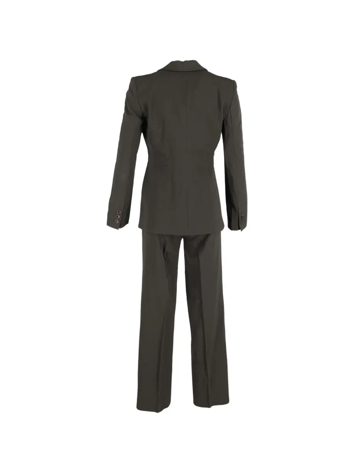 Giorgio Armani Pre-Owned グリーンのシングルブレストスーツ - 画像2