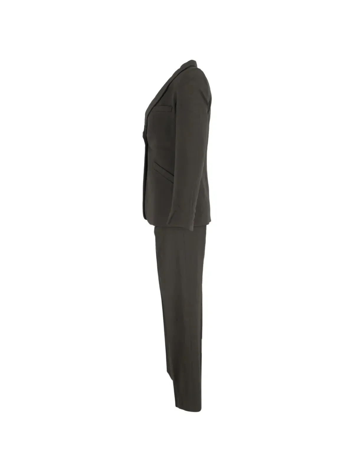 Giorgio Armani Pre-Owned グリーンのシングルブレストスーツ - 画像3