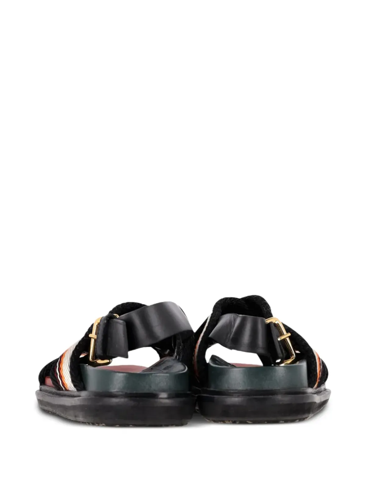 Marni Pre-Owned Fussbett sandals - ブラック - 画像5