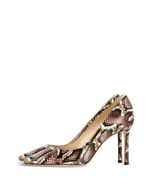 Jimmy Choo Pre-Owned ロミー・スネークエンボスパンプス - サムネイル2