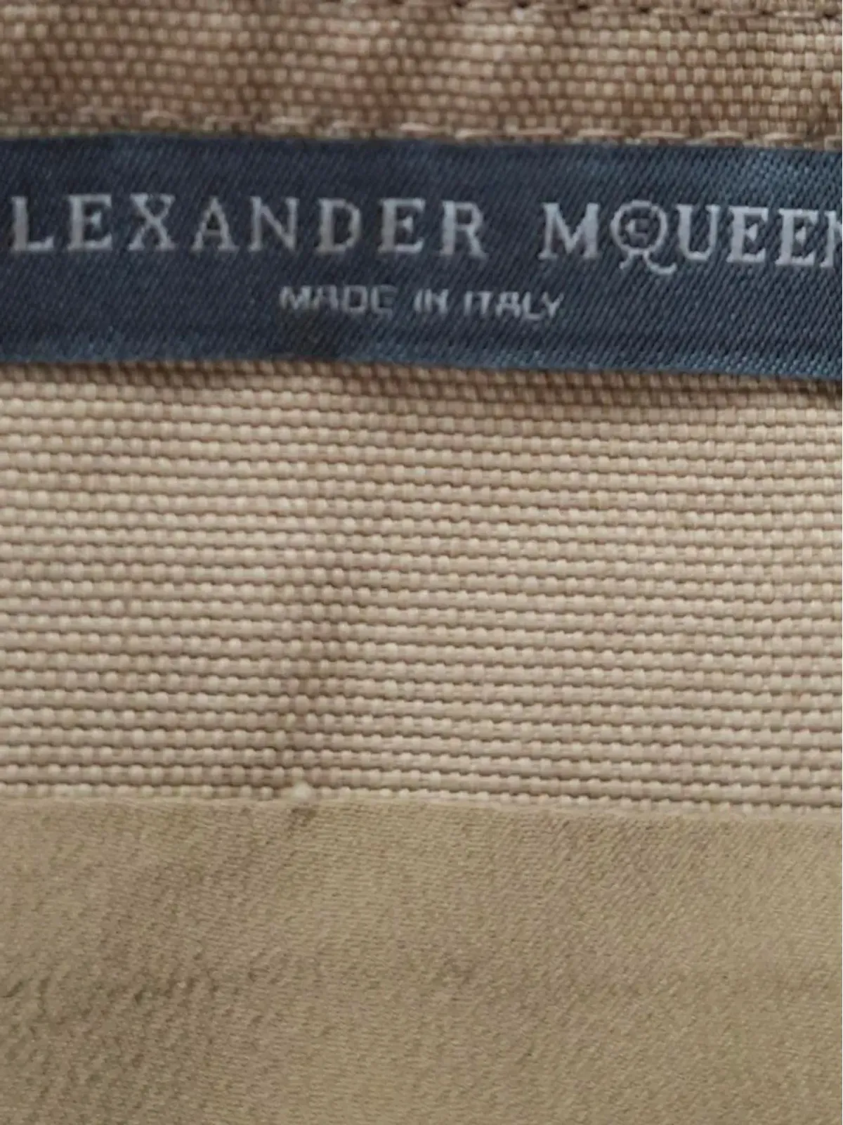 Alexander McQueen Pre-Owned ビンテージ コットンベルト付きミディドレス - 画像3