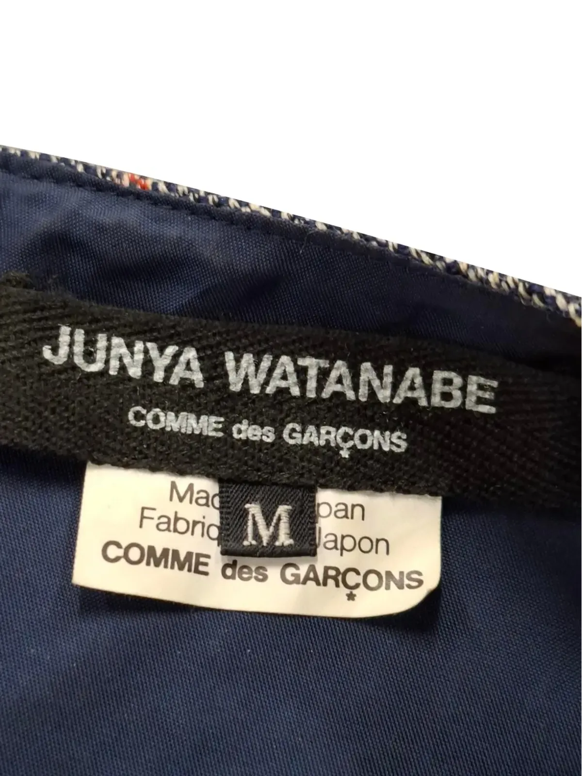 Junya Watanabe Comme des Garçons Pre-Owned グレーのチェック柄ロングスリーブドレス - 画像3