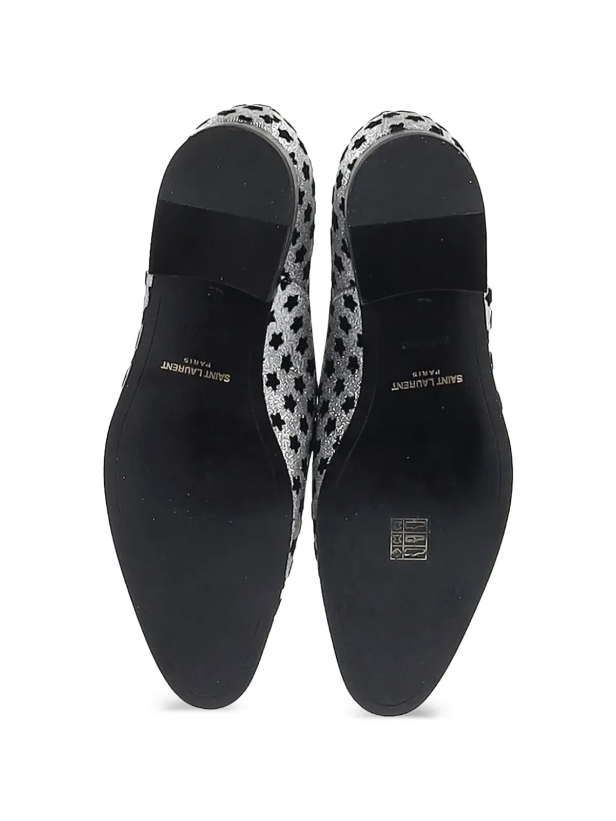 Saint Laurent Pre-Owned 星柄オックスフォードシューズ - 画像4