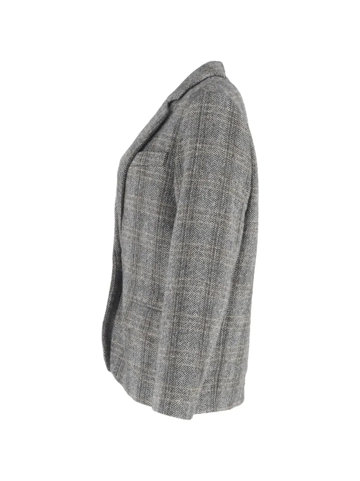 Isabel Marant Vintage ヘリンボーン柄 シングルブレスト ブレザー - グレー - 画像3